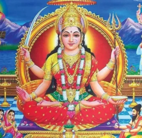 शुक्रबार सन्तोषी माता र वैभवलक्ष्मीको पूजा