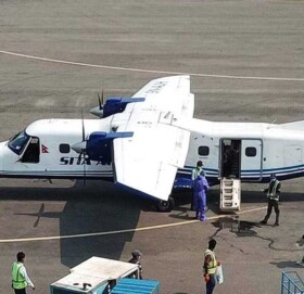 जहाजको ठक्कर बाट कर्मचारी घाइते