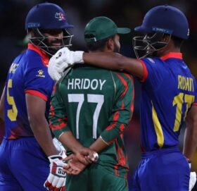 नेपाल बंगलादेशसँग २१ रनले पराजित