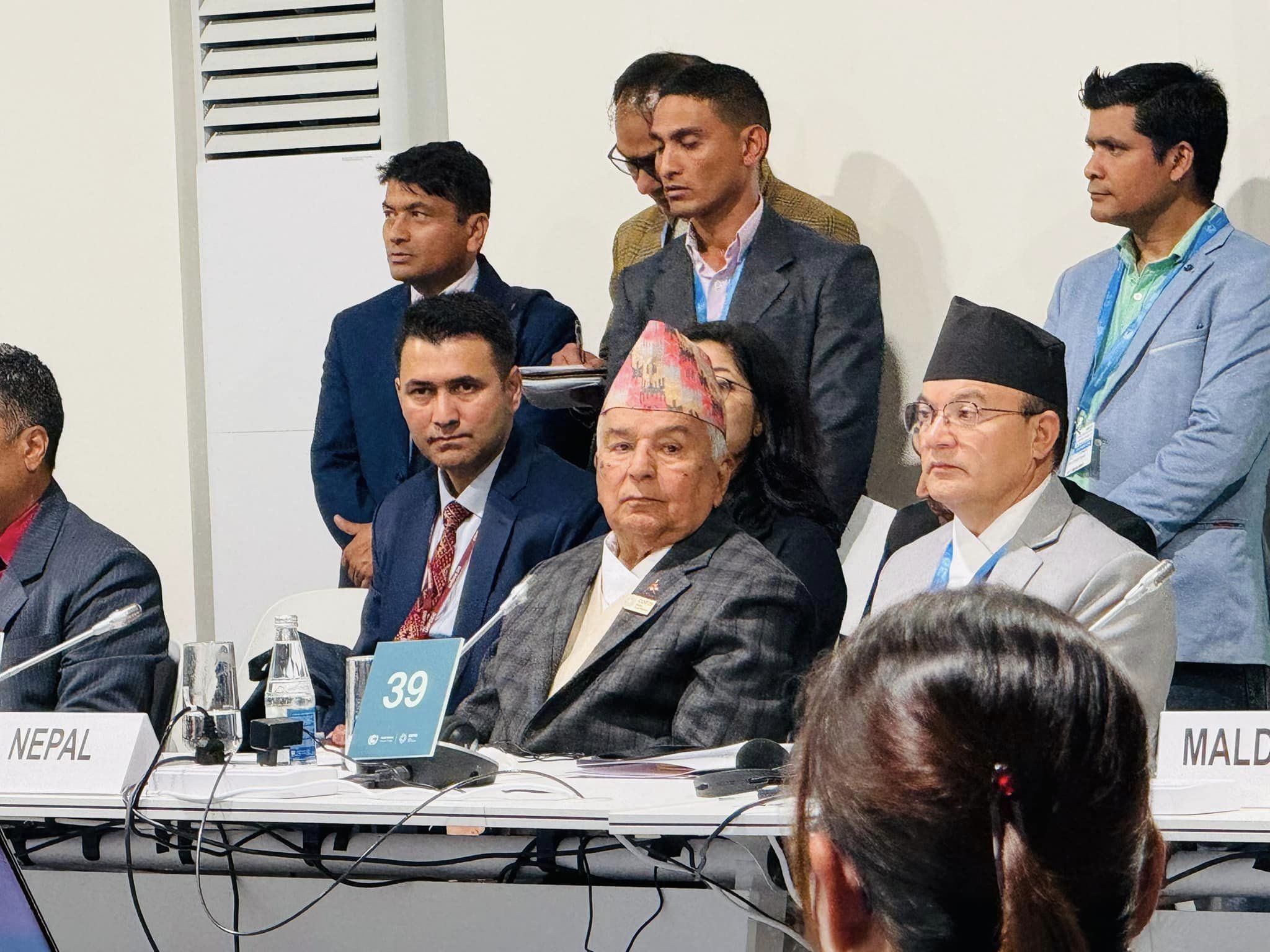 जलवायु परिवर्तनले पारेका असरप्रति विकसित देशलाई गम्भीर बनाउन राष्ट्रपति पौडेलको आग्रह