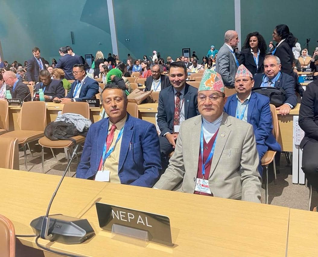 वन मन्त्री शाही कोप सम्मेलनमा सहभागी