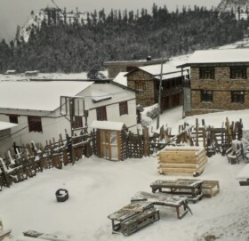 हुम्लामा यो बर्षेकै पहिलो पटक हिमपात