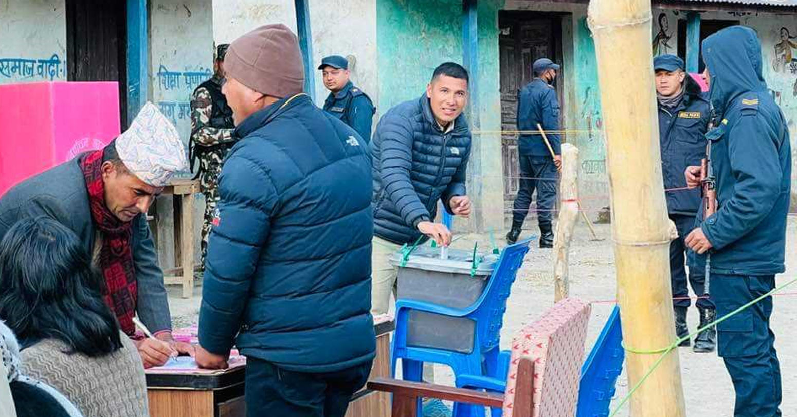 स्थानीय तह उपनिर्वाचनमा शान्तिपूर्ण मतदान