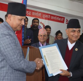 प्रदेशको विकास र समृद्धिका लागि कर्णाली र लुम्बिनी सरकारबीच १९ बुँदे प्रतिबद्धता