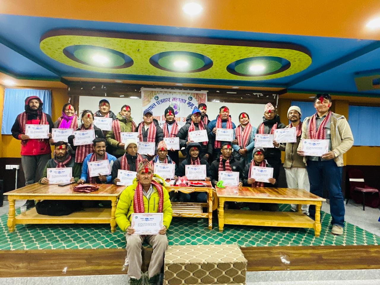 मुगु पत्रकार महसंघमा  अध्यक्ष अच्यूतराज भण्डारी सहित १९ जना निर्बिरोध निर्बाचित