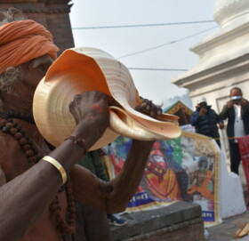 पशुपतिनाथ क्षेत्रमा बाबाहरुको चहलपहल