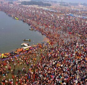 महाकुम्भमेलामा ६४ करोड मानिसले गरे स्नान