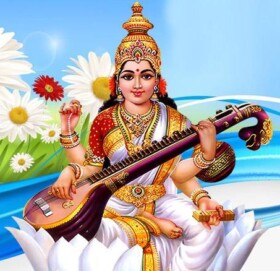 विद्याकी देवी सरस्वतीको  पुजा आराधना गरि  श्रीपञ्चमी मनाइँदै