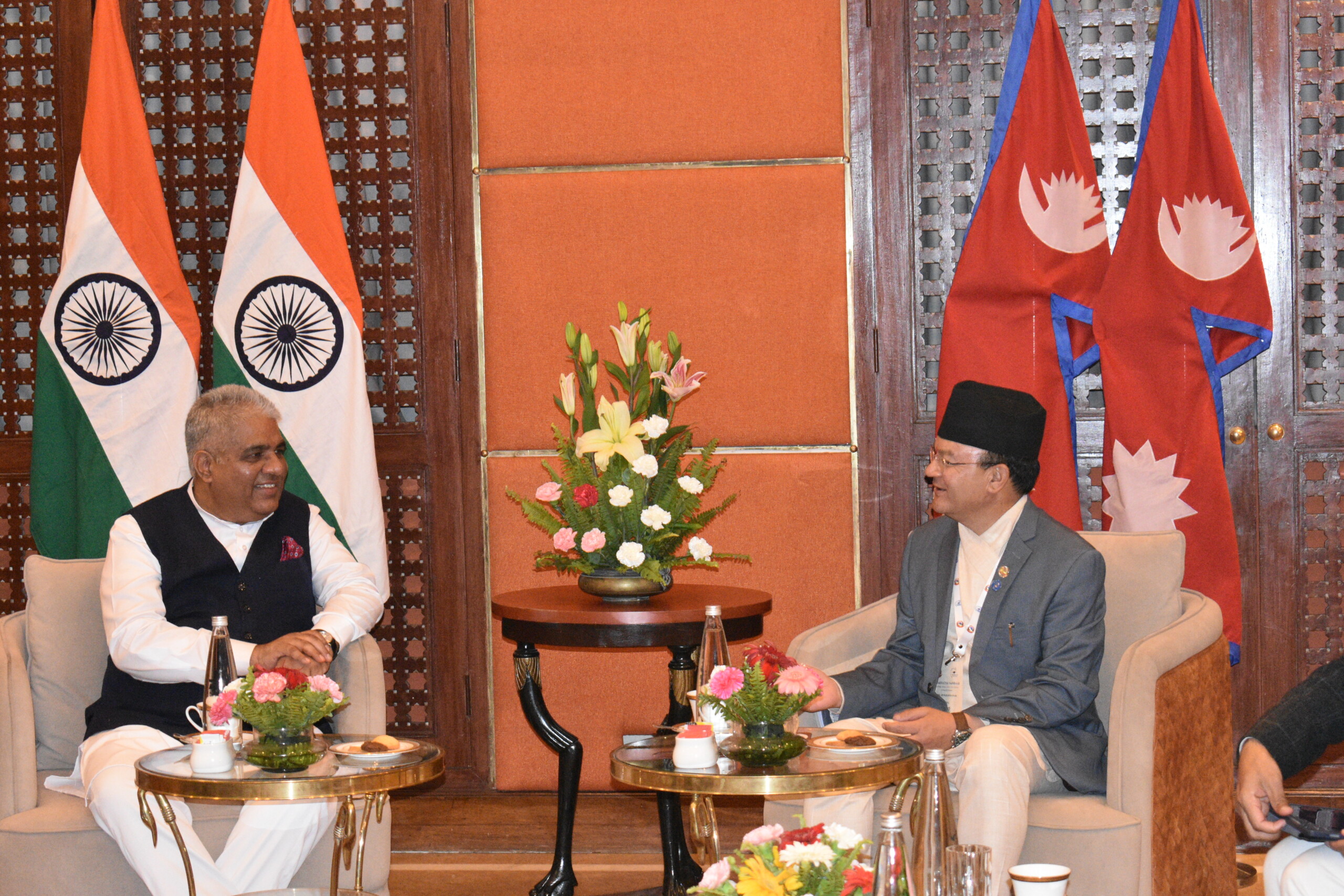 वनमन्त्री शाही संग बिदेशी पाहुनाको शिष्टचार भेटवार्ता