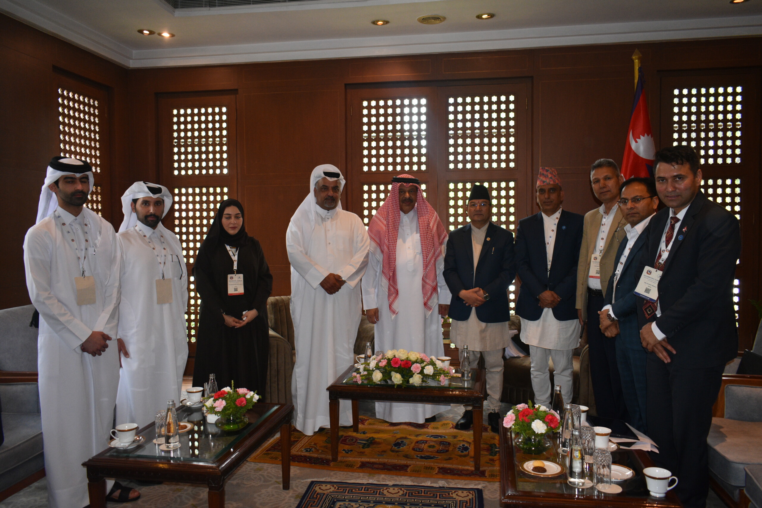 वनमन्त्री शाहीसँग कतारका विशेष दूत बीच भेटवार्ता