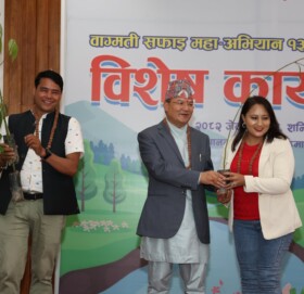 बागमती सरसफाई महाअभियान प्रति वनमन्त्री शाहीको प्रतिबद्धता
