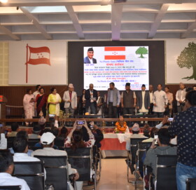 नेपाली कांग्रेसद्धारा वडा देखि कार्यालय सम्म प्लास्टिकरहित क्षेत्र घोषणा