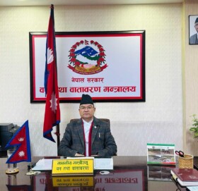 वनमन्त्री शाहीको एक बर्ष  :  १ सय ८ ठूला आयोजनाका बाधा अडचन सुल्झाउन सफल