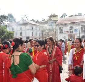 पशुपतिमा तीज पर्वको उल्लास