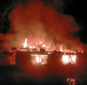 हुम्ला रिपमा आगलागी, जलेर दुई जना शक्त घाइते