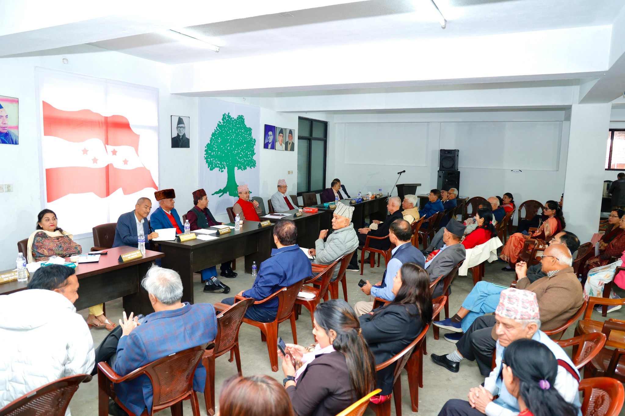 कांग्रेस केन्द्रीय समिति बैठक बस्दै महाधिवेशन कार्यतालिका पेस गर्ने तयारी