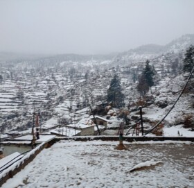 कर्णालीमा यो बर्षकै पहिलो हिमपात