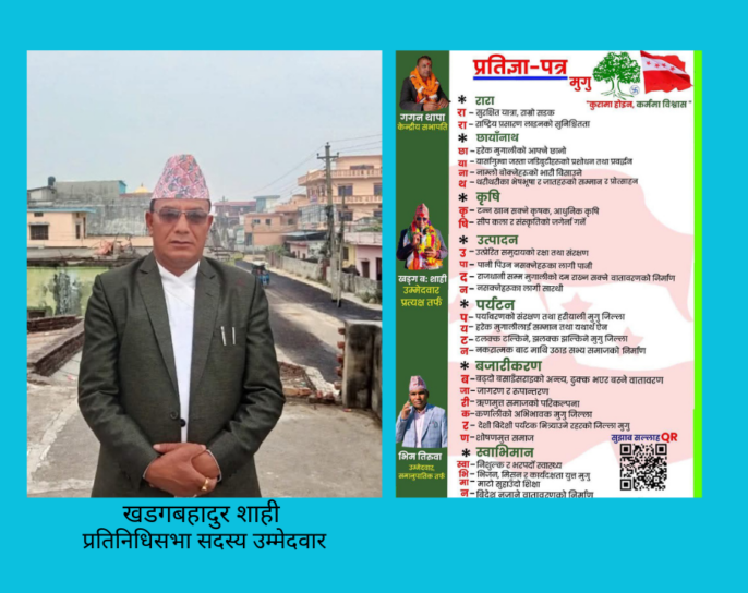 मुगु कांग्रेसको प्रतिज्ञा पत्र सार्वजनिक यस्ता छन मुख्य भिजन