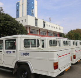 भारत सरकारले निर्वाचनका लागि गाडी उपहार