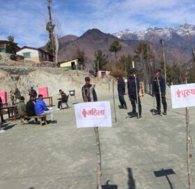 हिमाली जिल्ला मुगुमा नमुना मतदान