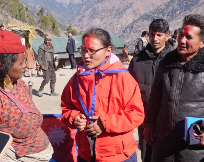 हुम्लामा ६ पुरुष १ महिला लाजोम चुनावी मैदानमा