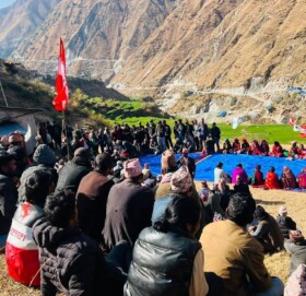 कांग्रेस मुगुको चुनावी सभा