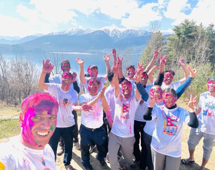 पहाडी जिल्लामा आज होली पर्वको उल्लास