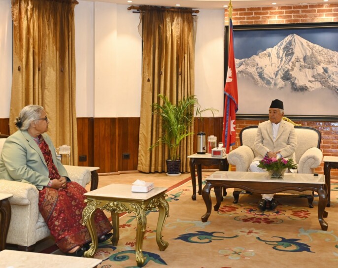 राष्ट्रपति पौडेल र प्रधानमन्त्री कार्की बीच भेटवार्ता
