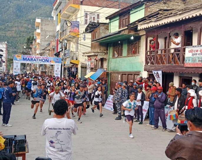 जुम्ला रारा अल्ट्रा म्याराथन दौड सुरु