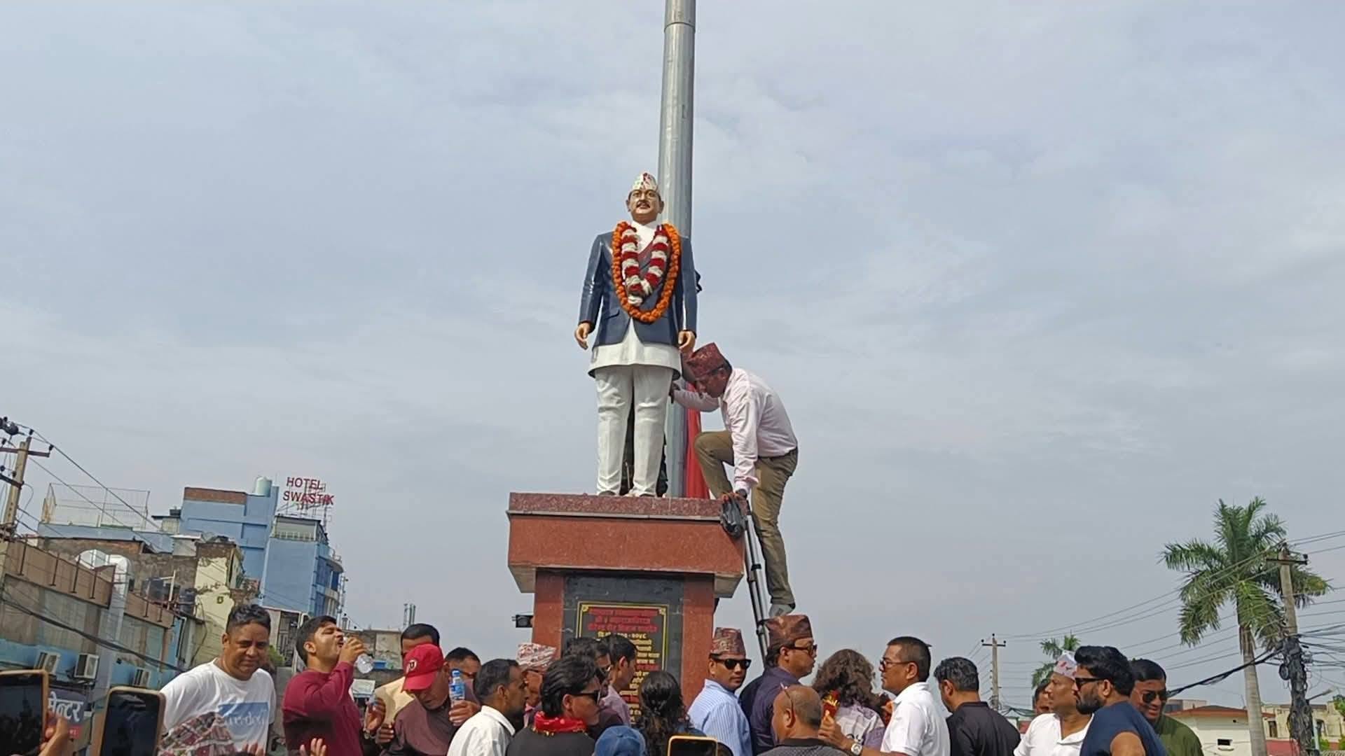 नेपालगञ्जमा एकैदिन ६ शालिक अनावरण