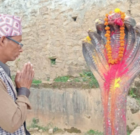 श्रद्धा र भक्तिपूर्वक आज नागपञ्चमी पर्व  मनाइदै