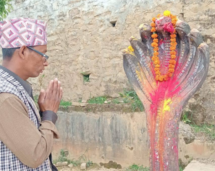 श्रद्धा र भक्तिपूर्वक आज नागपञ्चमी पर्व  मनाइदै