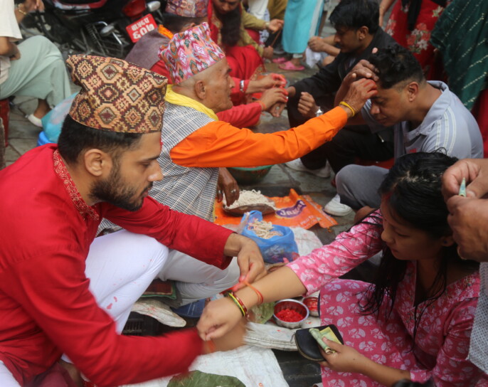 आज रक्षा बन्धन जनैपूर्णीमा मनाइदै