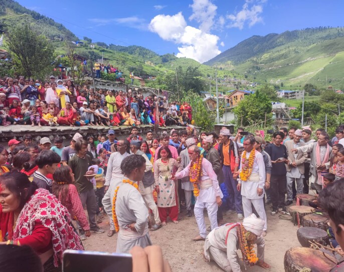 मुगुमा जनैपूर्णीमामा धामी झाँक्री नाचको रमझम