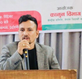 कांग्रेस बिभाजनको स्थितिले राष्ट्र, राष्ट्रिय लोकतन्त्र अप्ठेरोमा परेको छ, नेबिसंघ नेता शाही