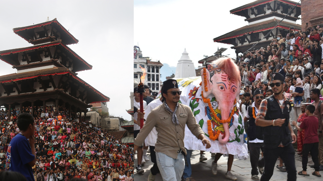 काठमाडौ उपत्यकामा आज इन्द्रजात्रा पर्व मनाइदै