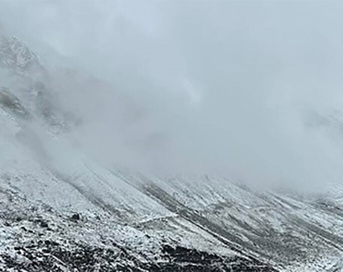 हुम्लाको उच्च हिमाली क्षेत्रमा बर्षासंगै हिमपात