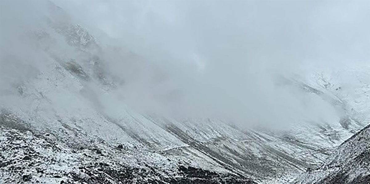 हुम्लाको उच्च हिमाली क्षेत्रमा बर्षासंगै हिमपात