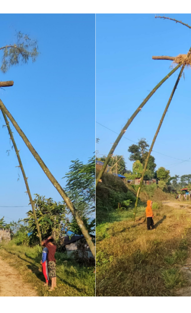बडा दसैँमा लिङ्गेपिङमा मच्चिँदै “चचहुई चचहुई…