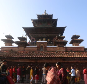 हनुमानढोका तलेजु भवानीको मन्दिर आज खुला दर्शनको लागि भक्तजनको लाइन