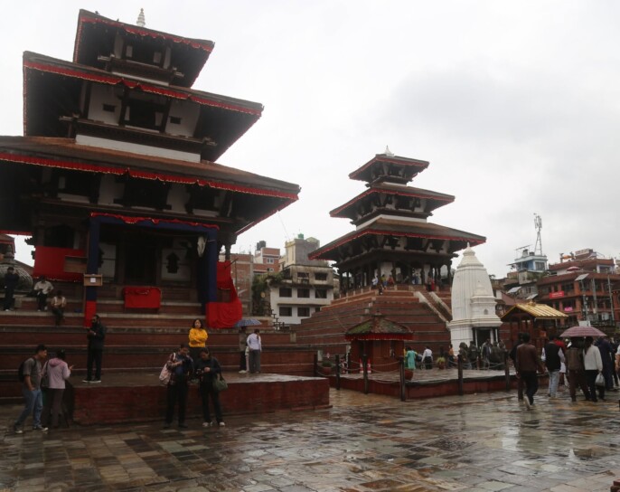 काठमाडौं उपत्यकामा दिनभर  बर्षाले जनजीवन प्रभावित
