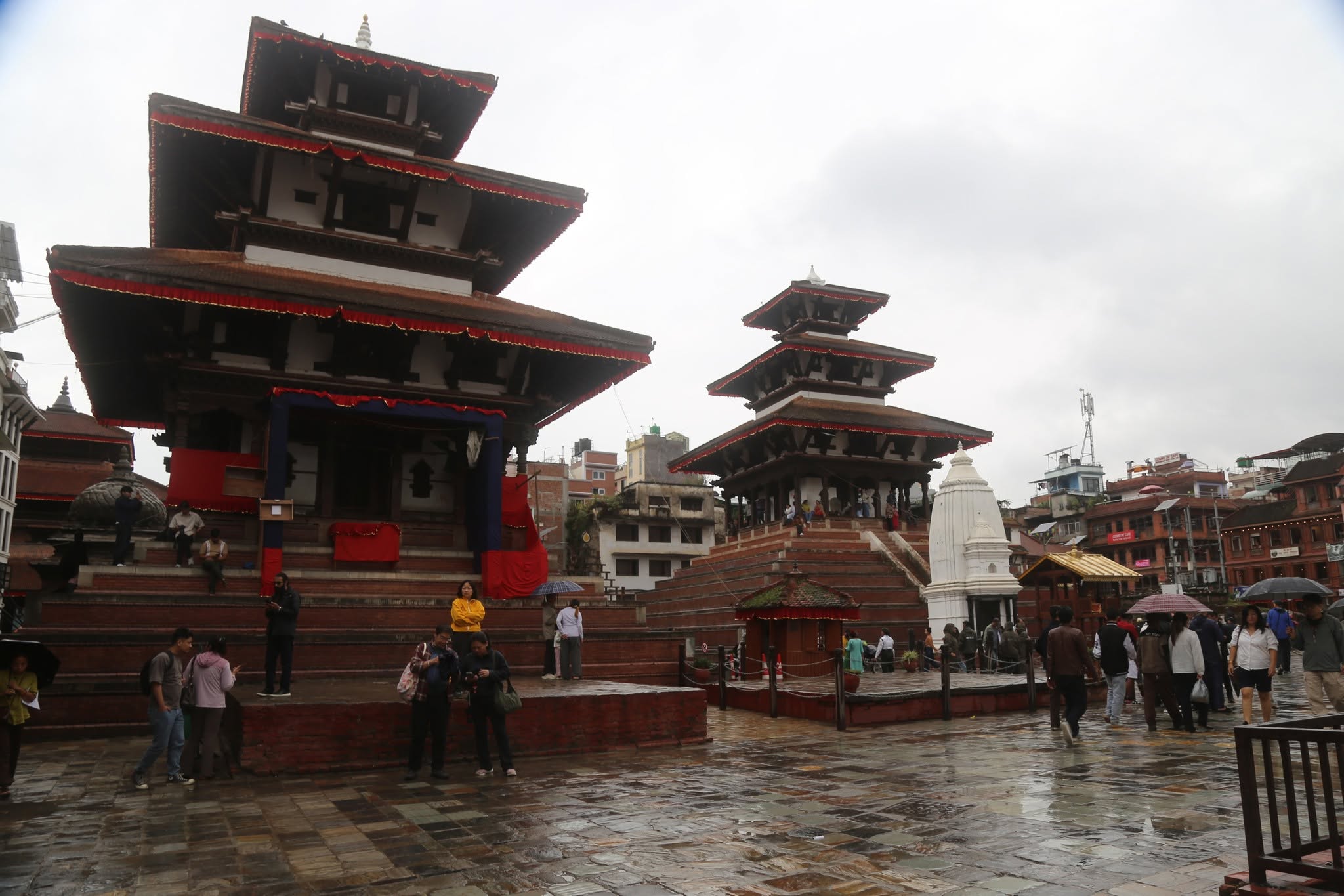 काठमाडौं उपत्यकामा दिनभर  बर्षाले जनजीवन प्रभावित
